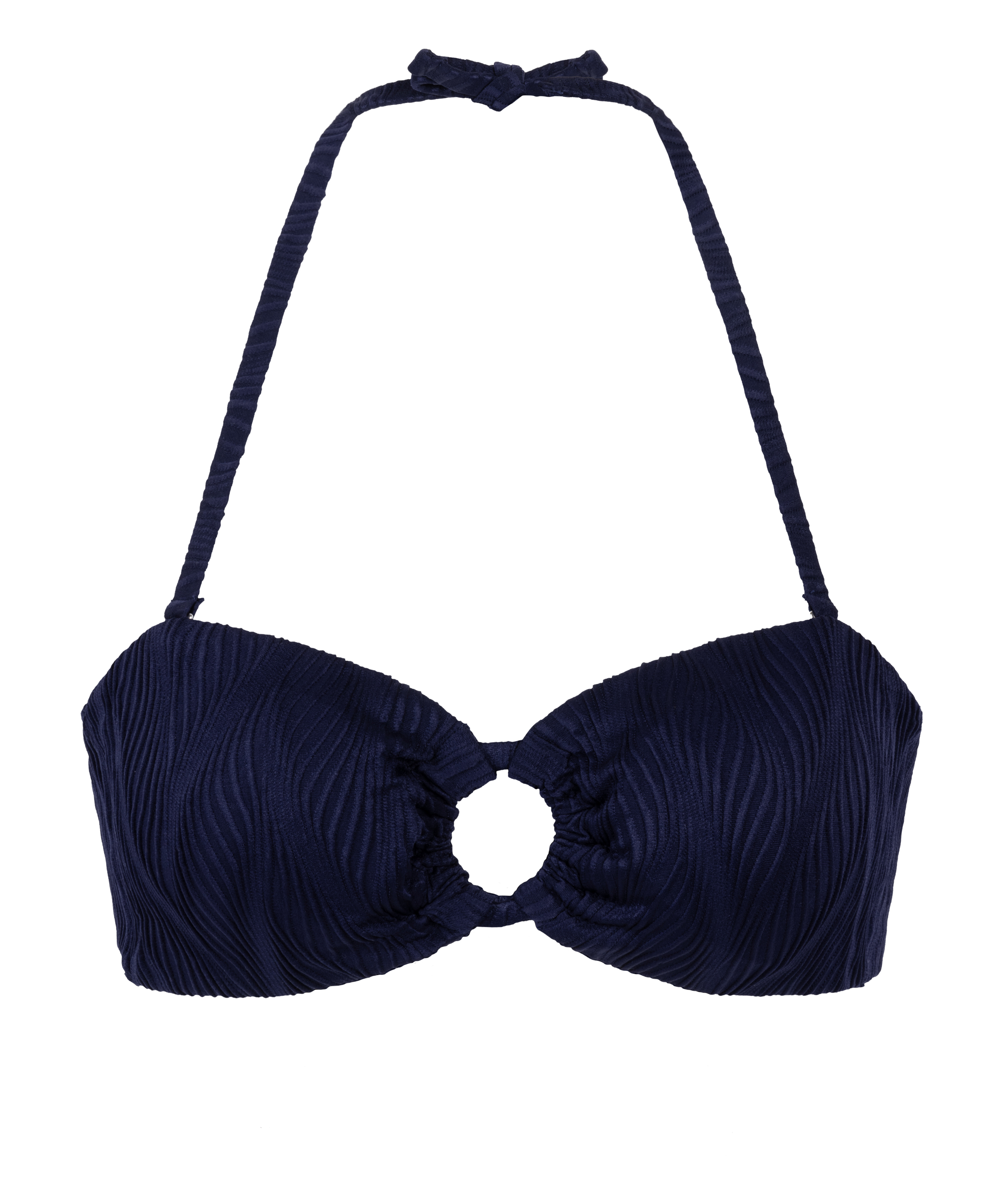 Cozumel Bandeau Bikini Top, Blue, main