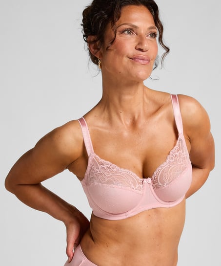 Sophie Non-Padded Underwired Bra, Pink