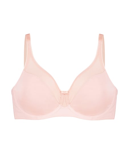 Nina Non-Padded Underwired Minimizer Bra, Pink