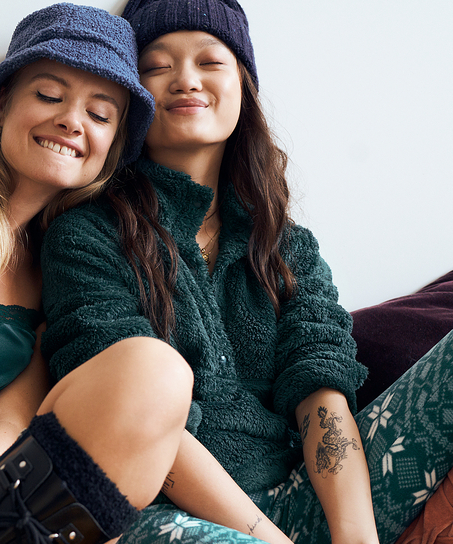 Fleece Snuggle Top, Blue