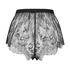 Delphine Lace Shorts, Black