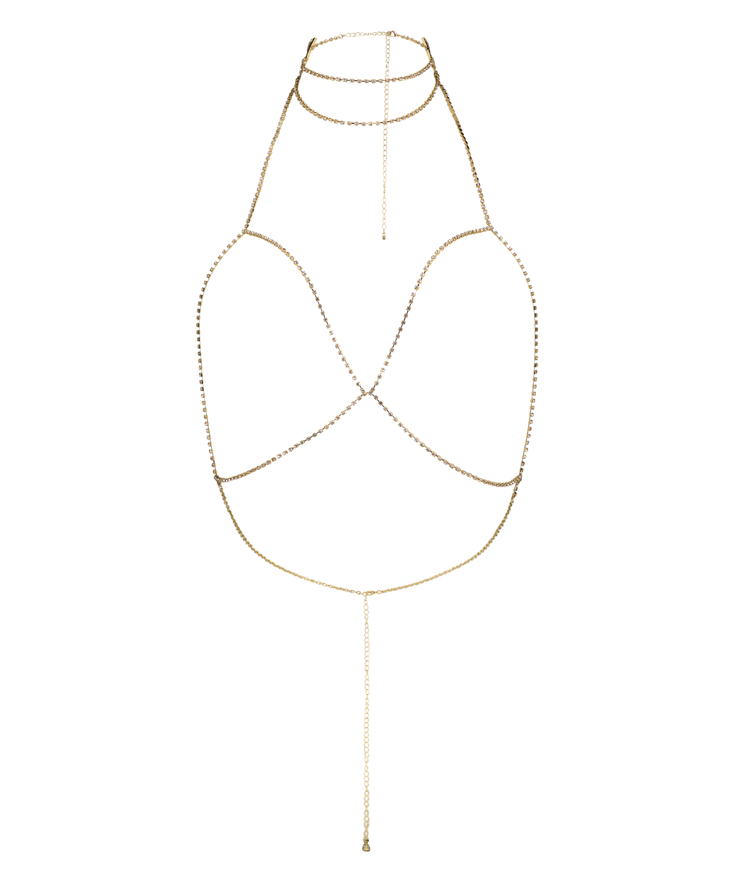 Harness body chain, Yellow, main