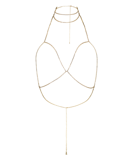 Harness body chain, Yellow