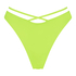 Glow high-leg bikini bottoms, Yellow