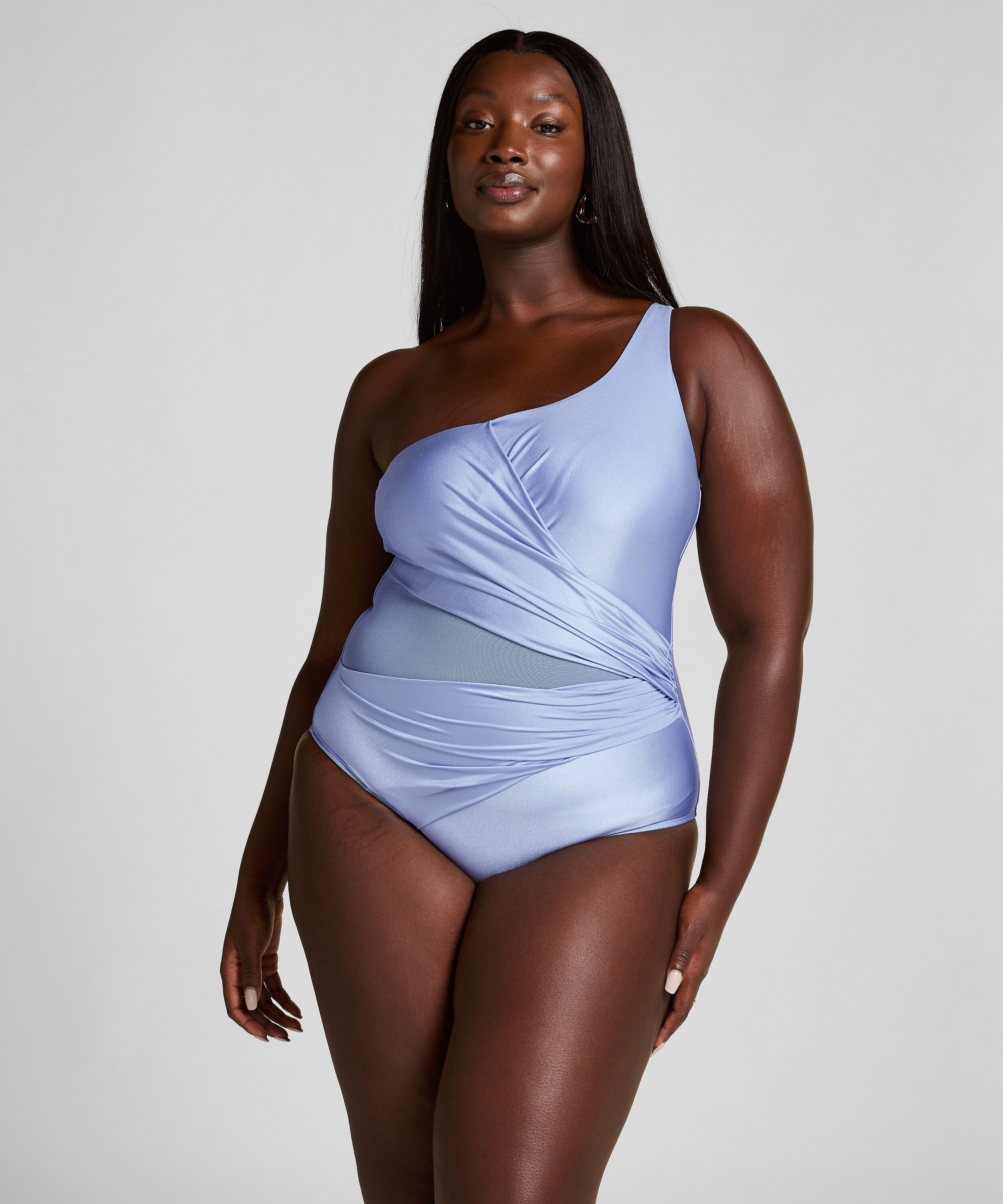 Shaping Shell Mesh Swimsuit