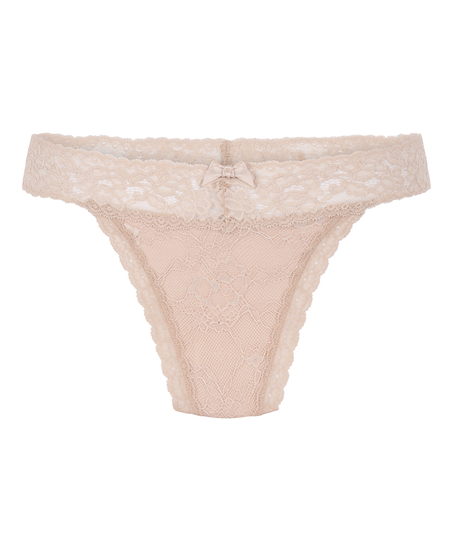 Madison Thong, Beige