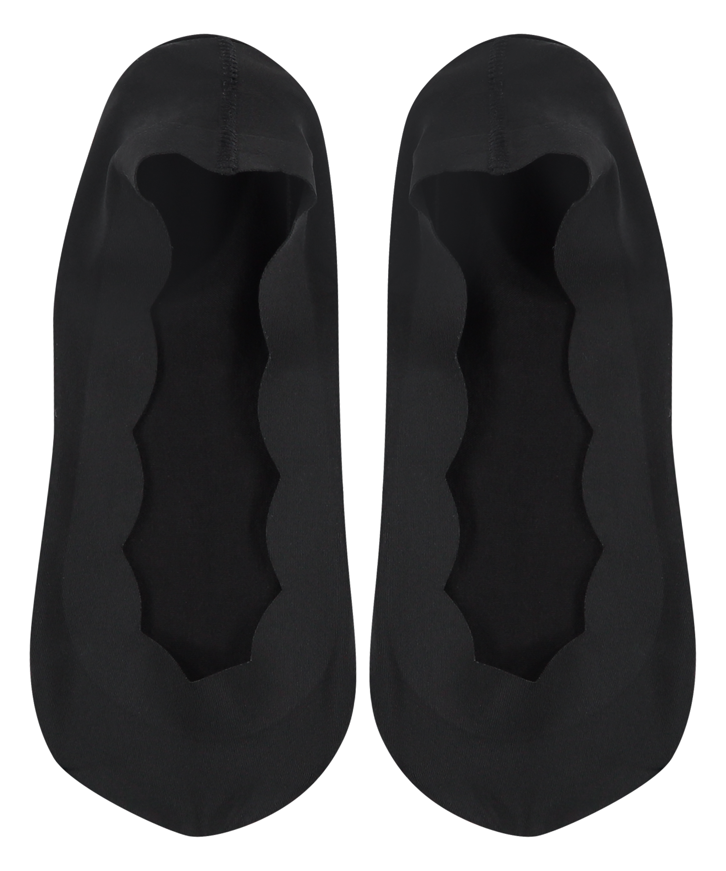 2 pairs Lasercut Footsies, Black, main