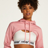 HKMX Cropped Hoodie, Pink