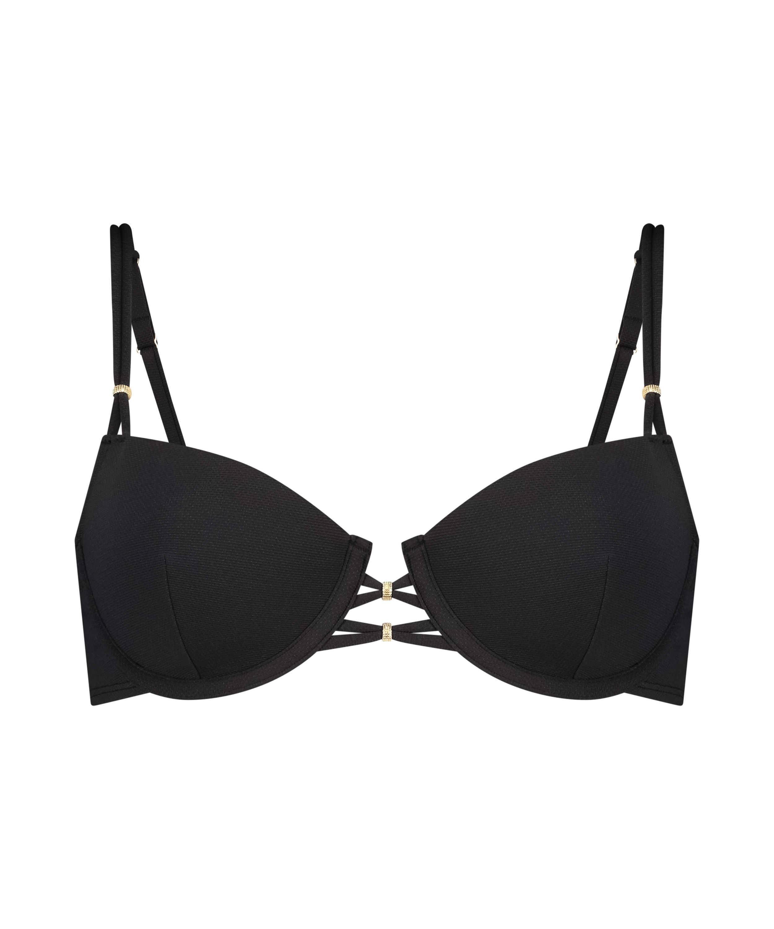 Holbox Bikini Top, Black, main