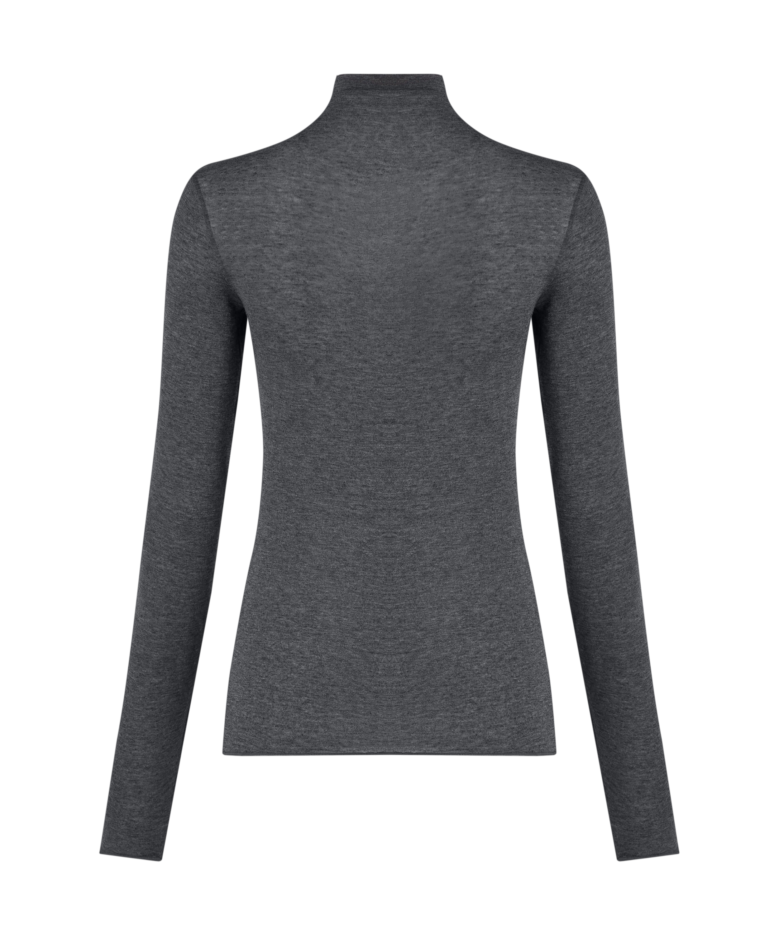 super soft Turtleneck shirt with Cashmere, Grey, main