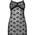Darcy Slipdress Allover Lace, Black