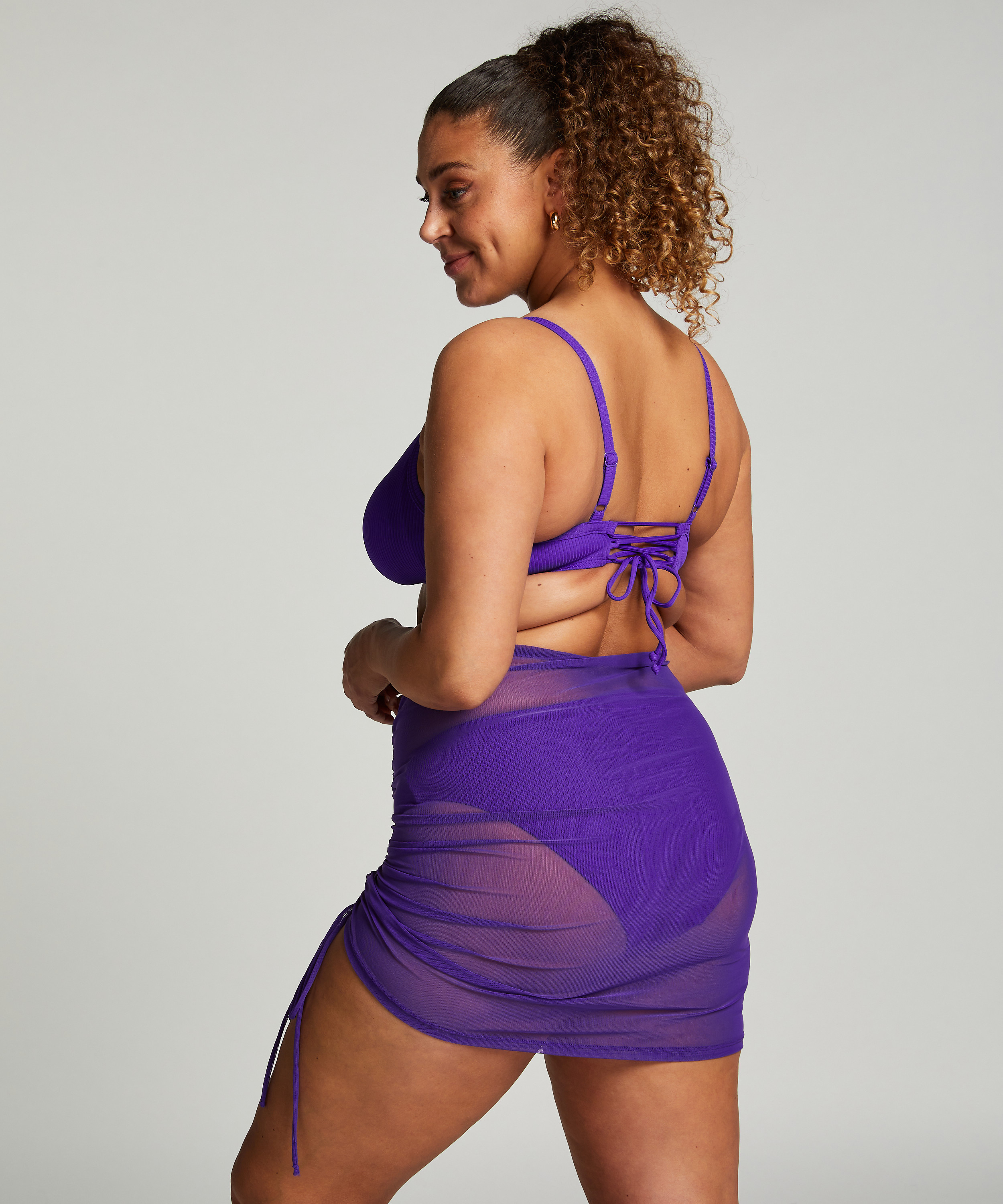 Beach Skirt, Purple, main