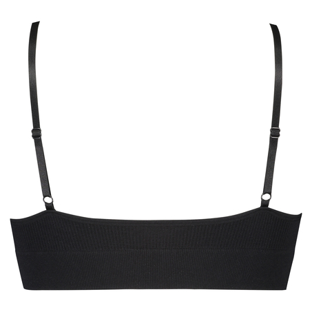 Seamless bralette, Black