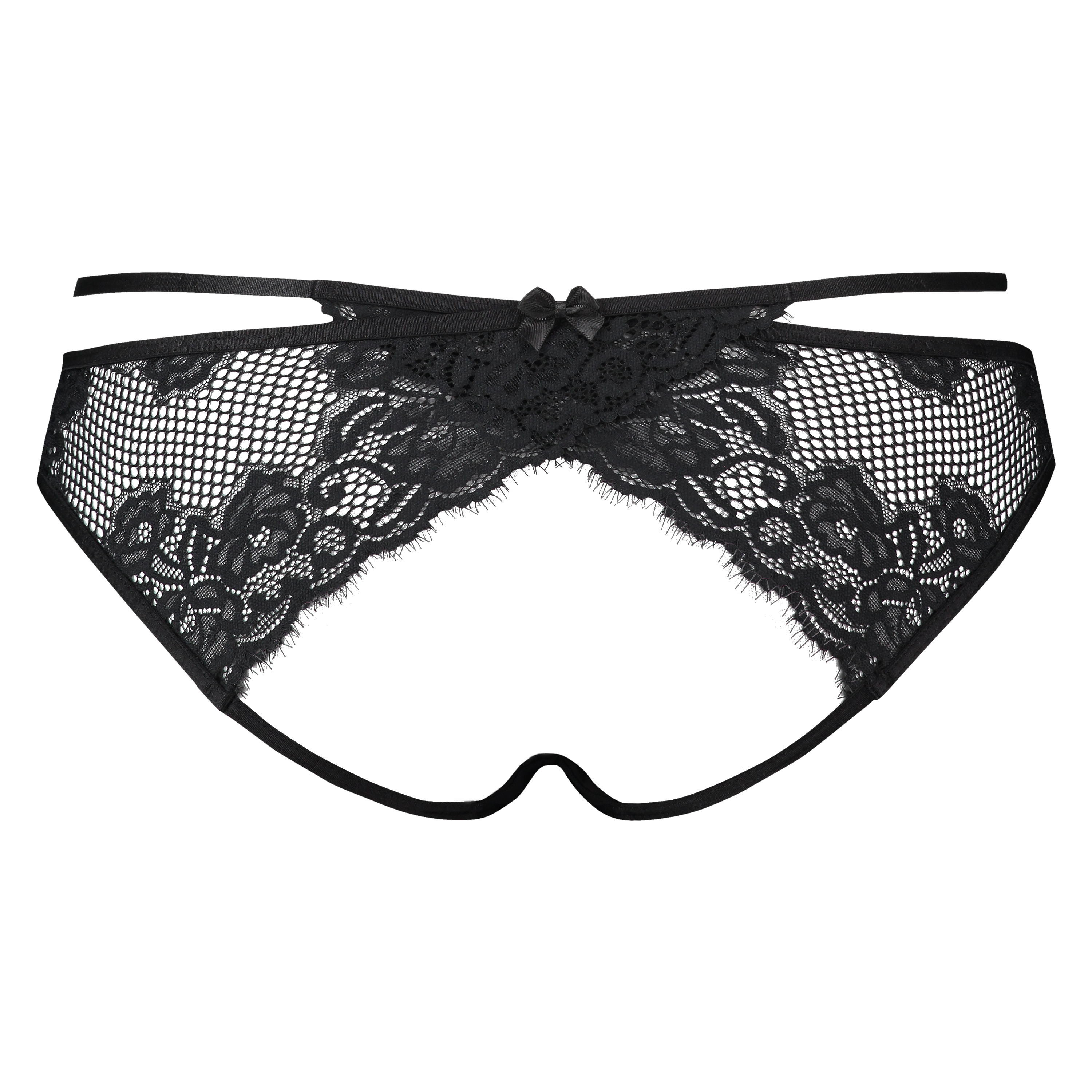 Jenny Open Back Brazilian, Black, main