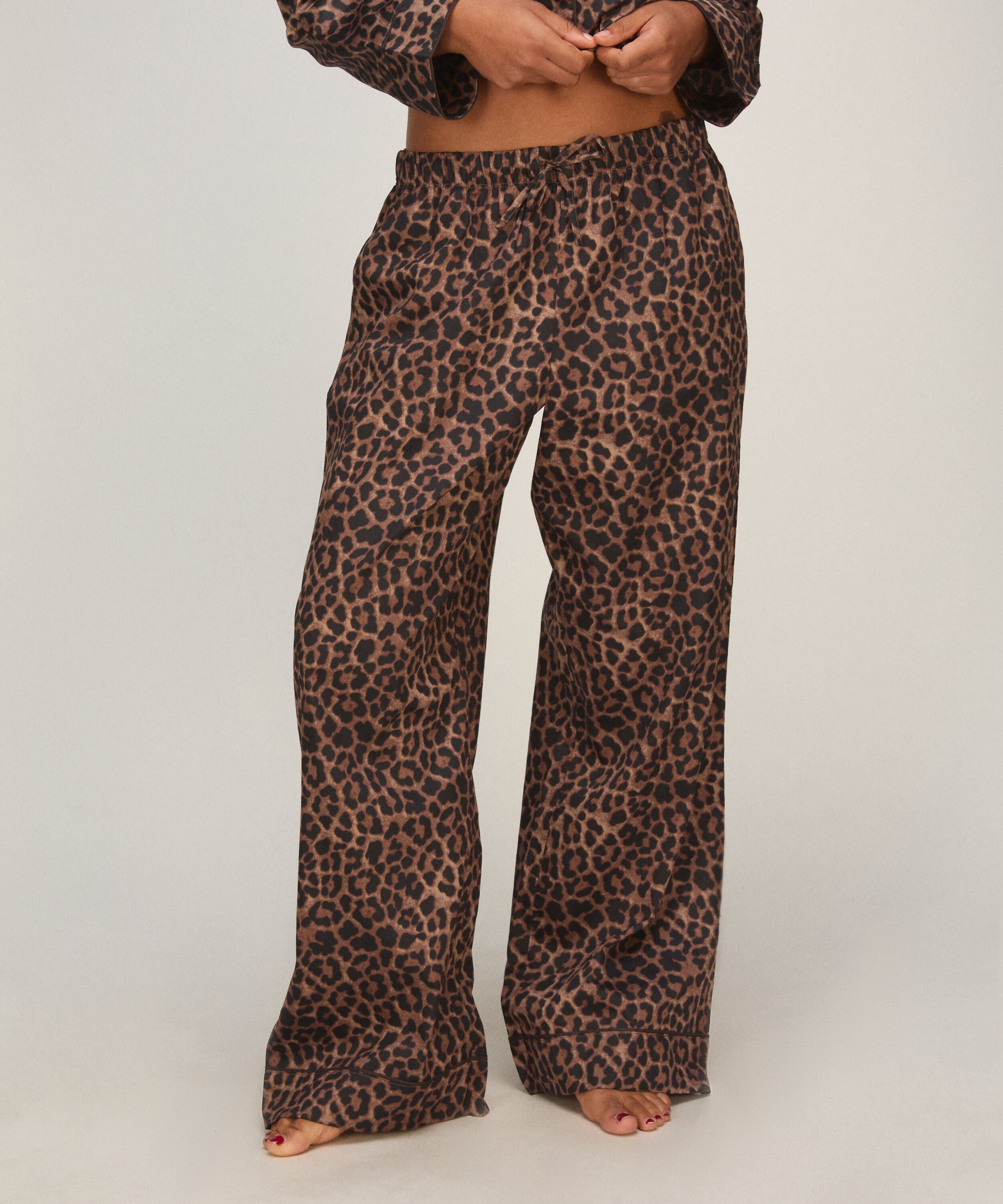 Satin Pants, Black Satin Pants, Black