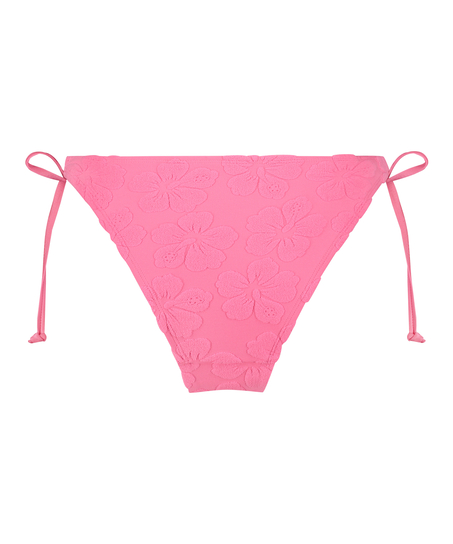 Hula Cheeky Tanga Bikini Bottoms, Pink