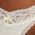 Cotton extra low thong, Beige