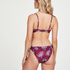 Tropic Glam non-padded underwired bikini top, Red