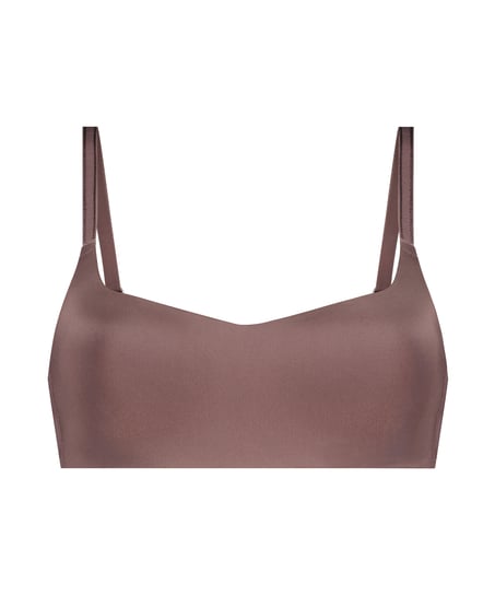 Tia Padded Non-Underwired Bra, Brown