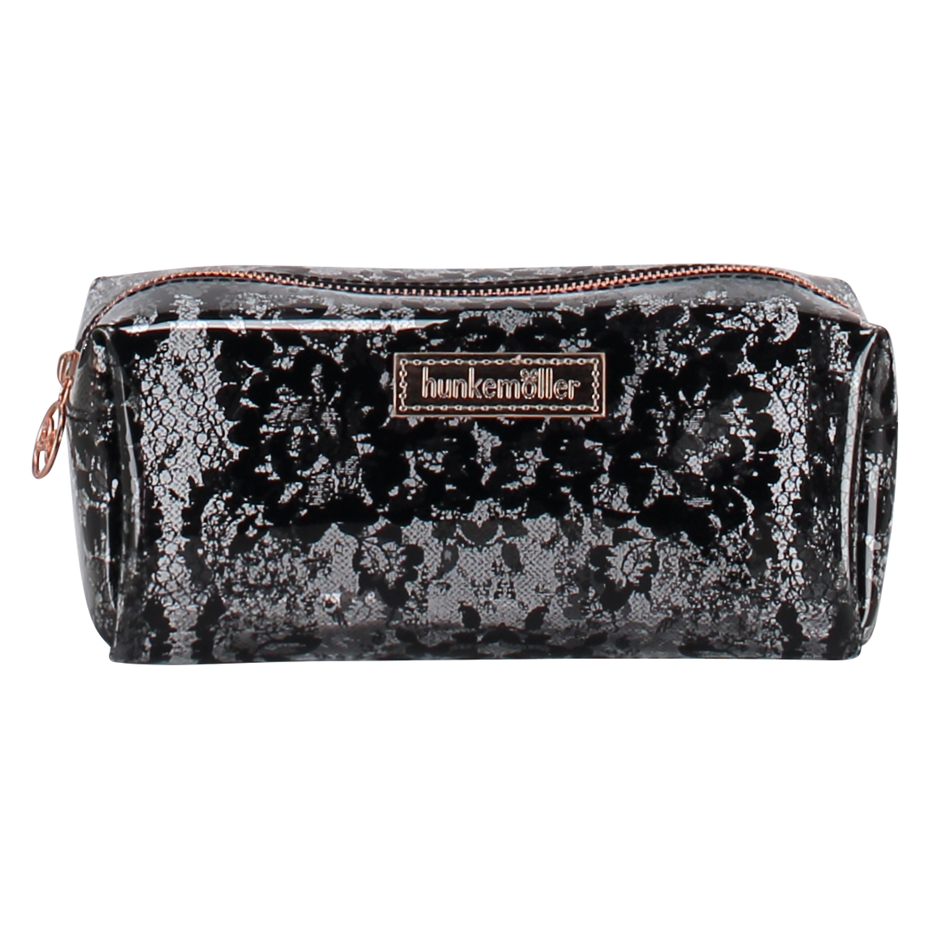 Stripe Plastic Make Up Bag, Pink, main