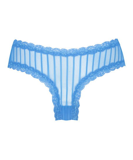 V-shape Mesh Brazilian, Blue