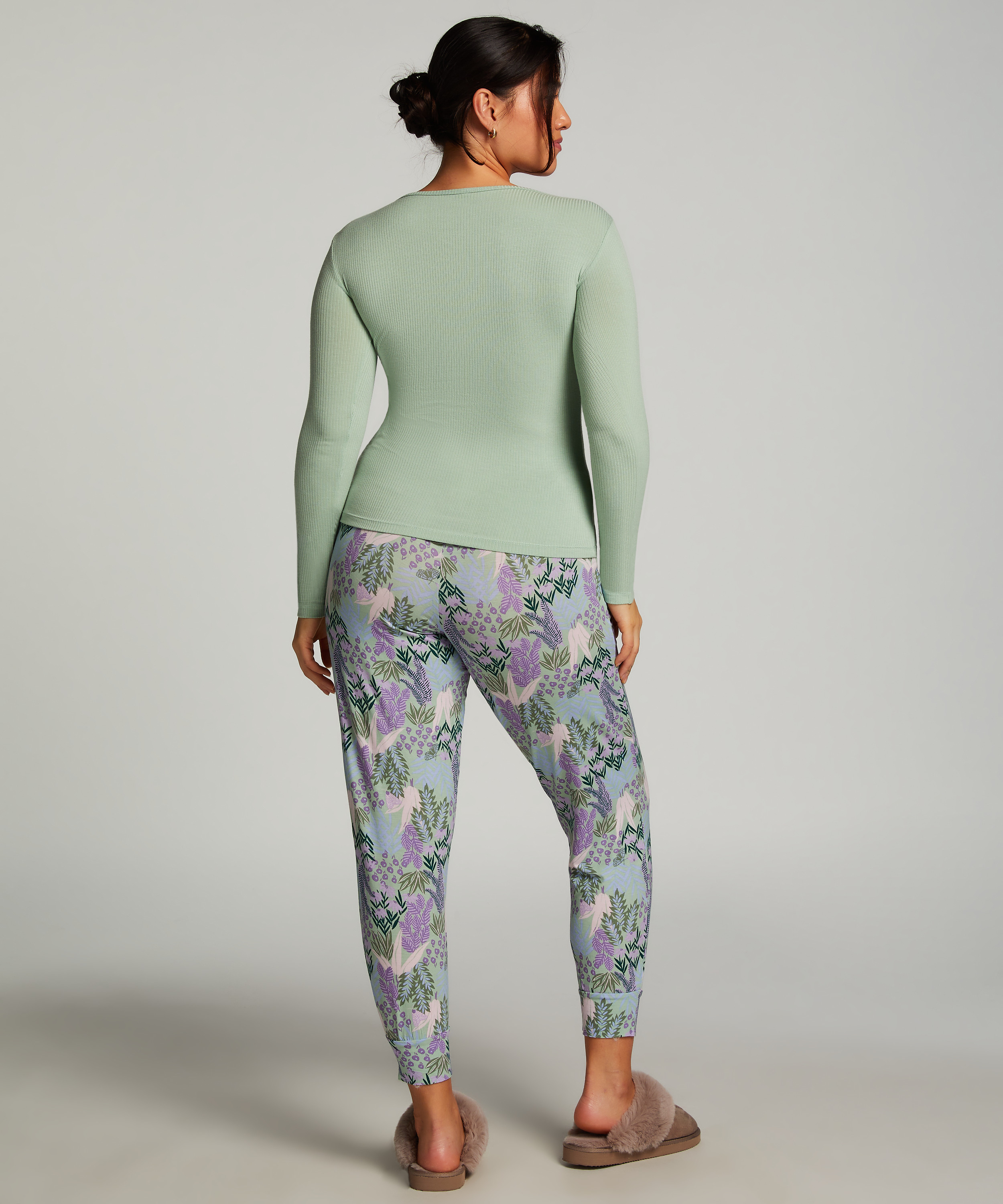 Petite Pyjama Bottoms, Green, main