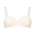 Amelia padded strapless underwired bra, White