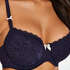 Maya Padded Underwired Bra, Blue