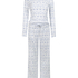 Pyjamaset Jersey Fairisle, Blue