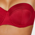 Lola Padded Push-Up Underwired Bikini Top, Red
