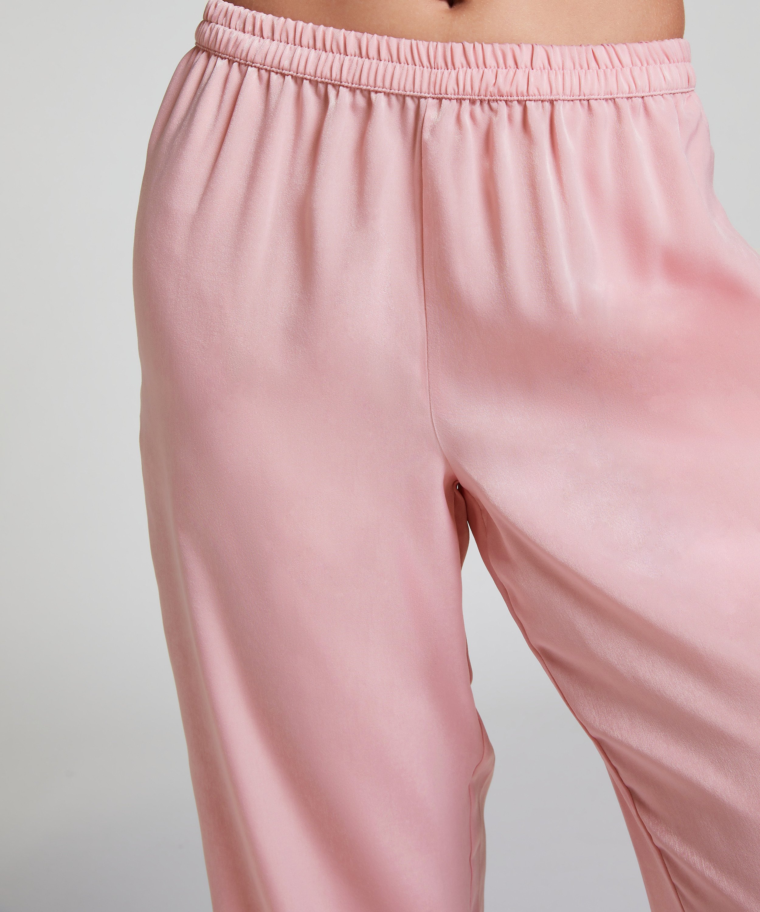 Satin Trousers, Pink, main