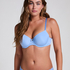 Demi Padded Underwired Bra, Blue