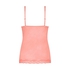 Velours Lace Cami Top, Pink