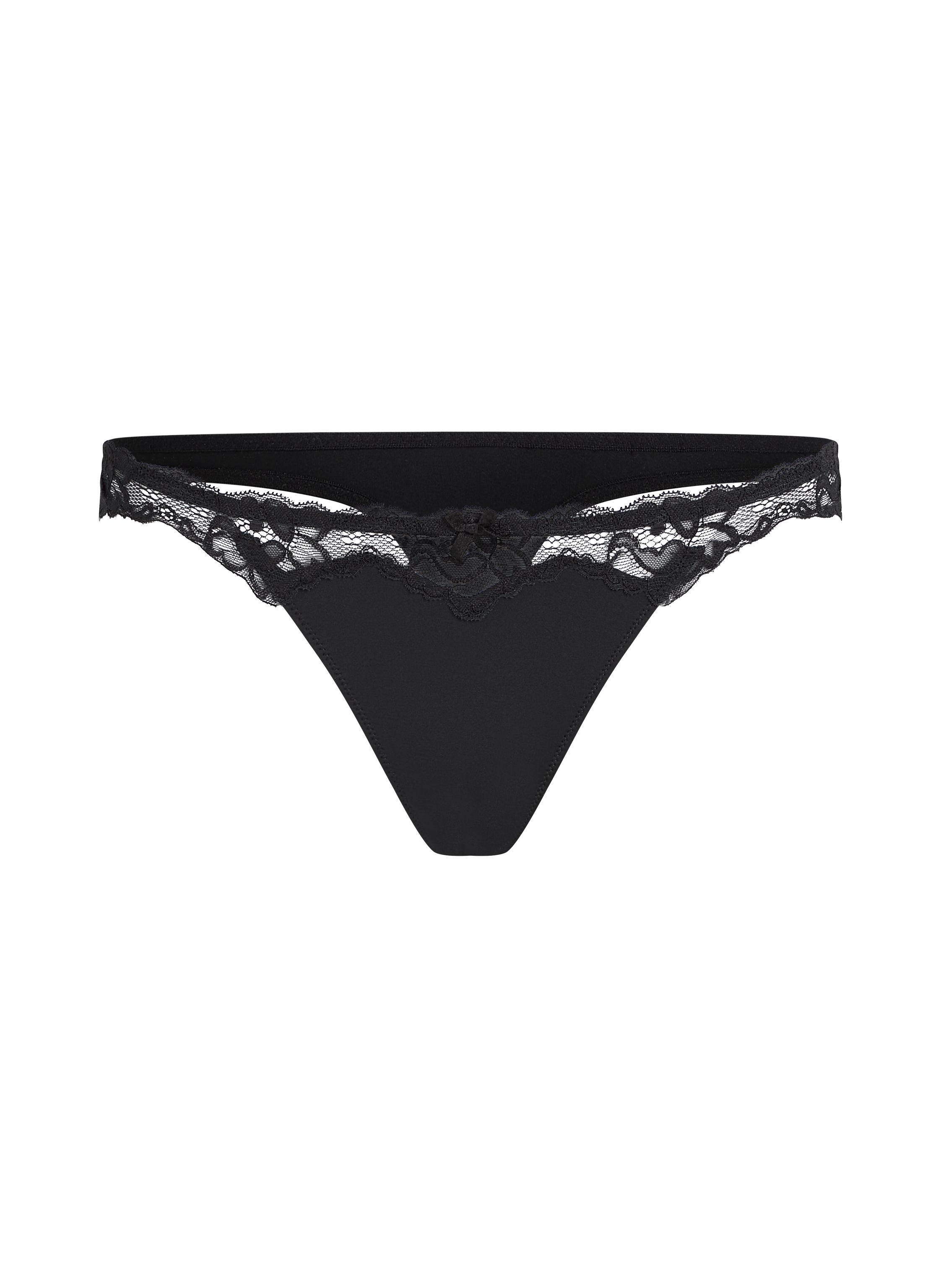 Secret Lace Thong, Black, main