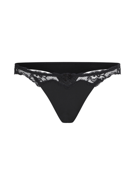 Secret Lace Thong, Black