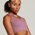 HKMX Seamless Sports Bra, Purple