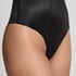 Sculpting scuba high waisted thong, Black