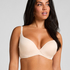 Smooth Padded Underwired Bra, Beige