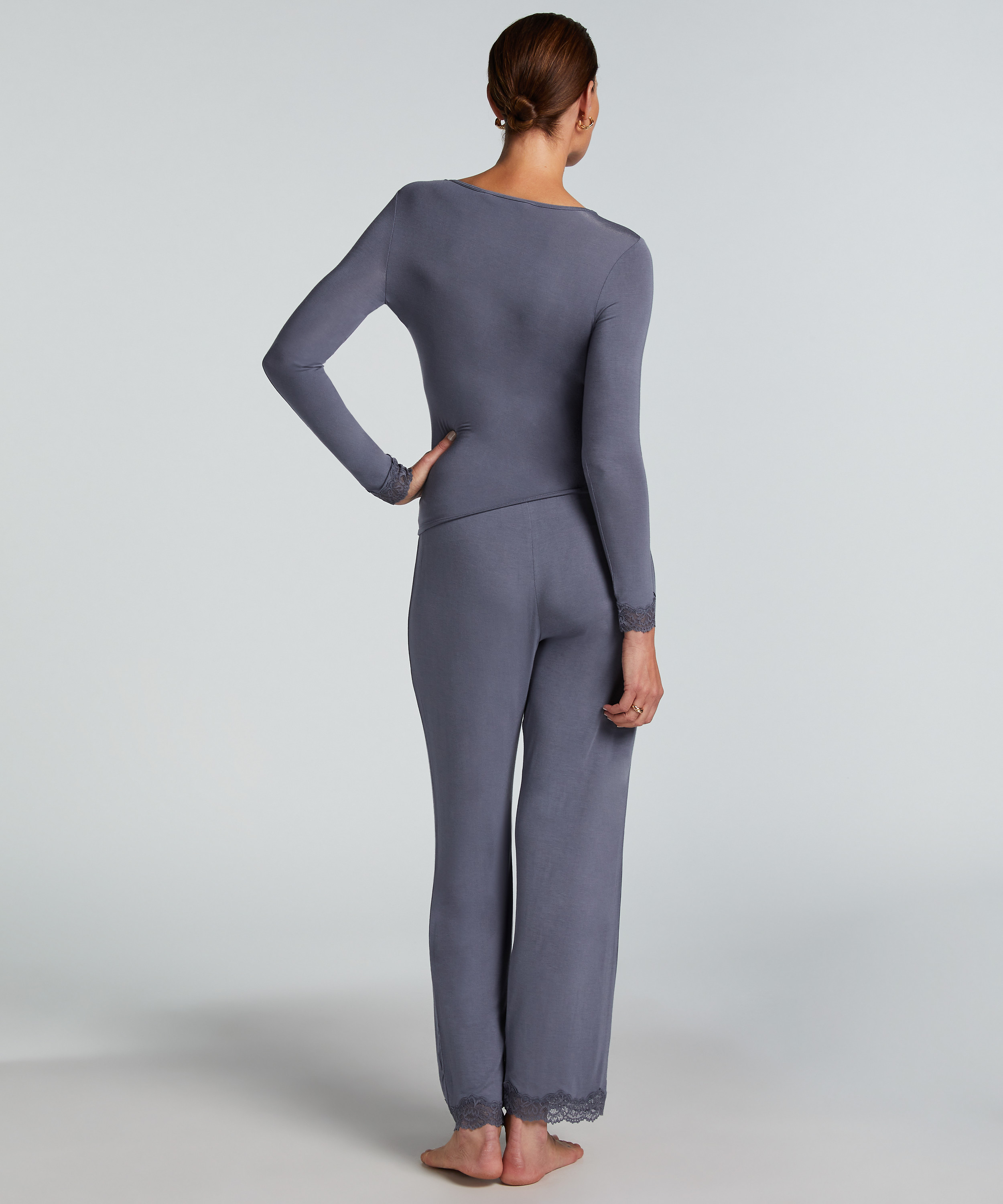 Pajama Set, Grey, main