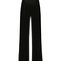Petite Velvet Palazzo Trousers Lucy Hale, Black