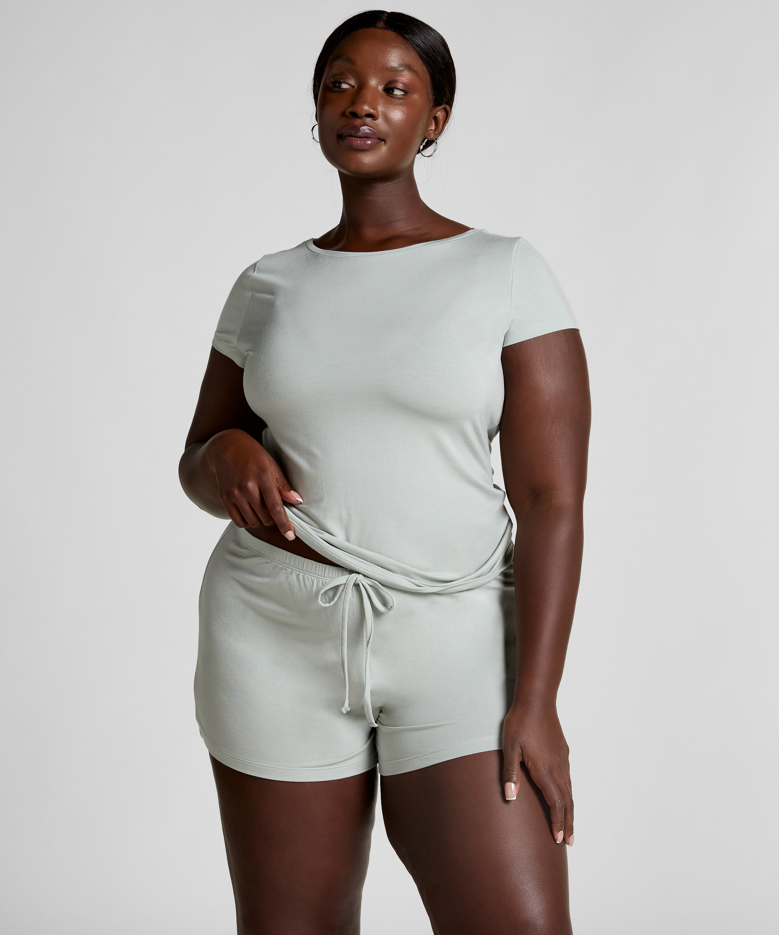 Pyjama Set Jersey, Grey, main