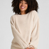 Longsleeved Top Fluffy Fleece, Beige