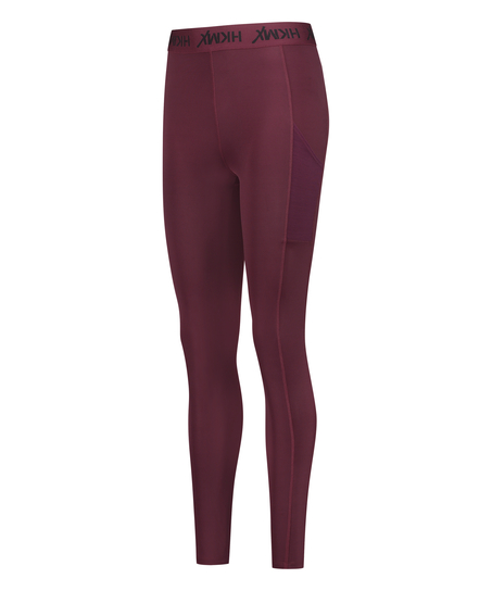HKMX Regular Waist Sports Tights, Purple