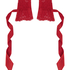 Lace handcuffs, Red