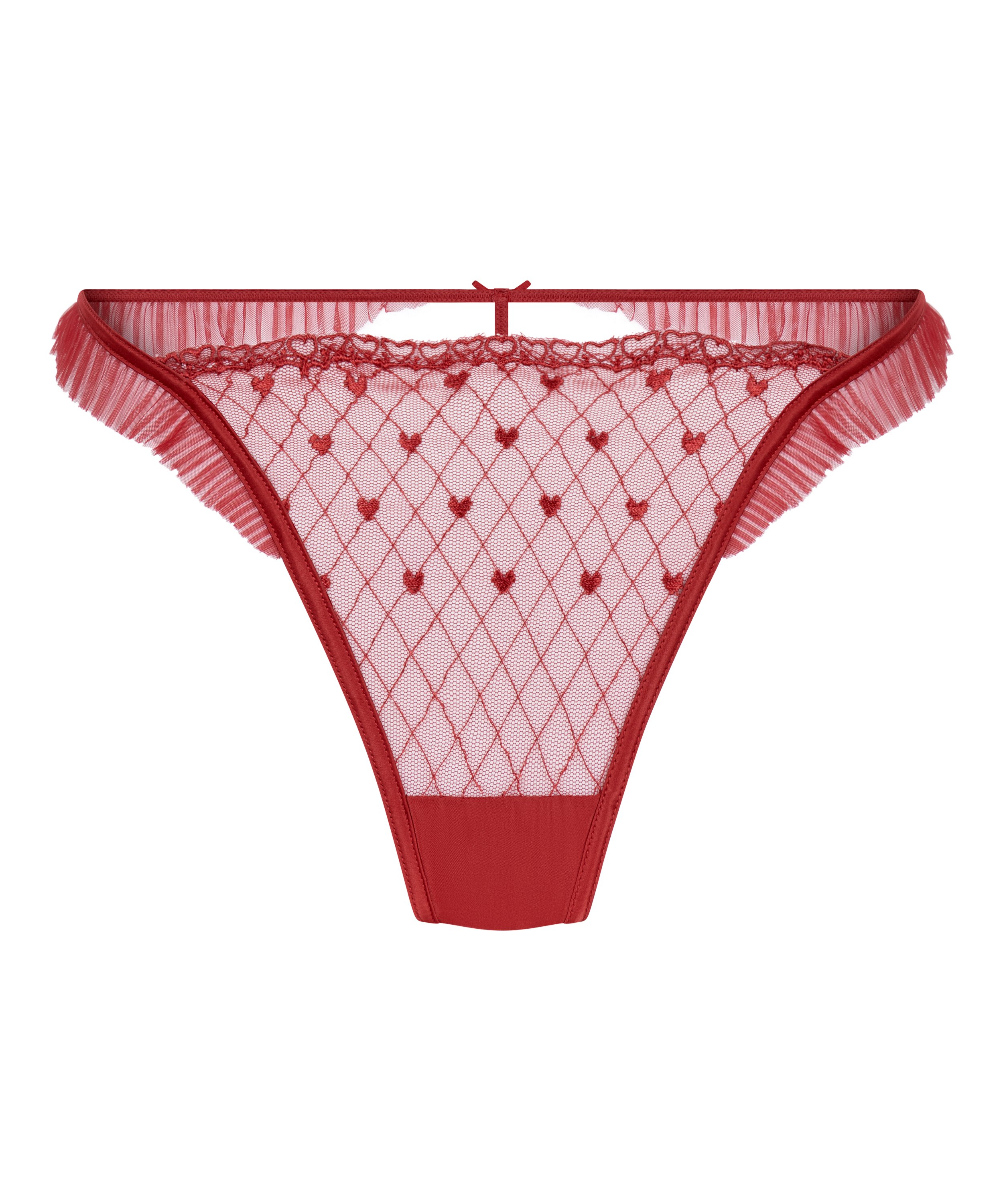 Cordelie Highleg Thong, Red, main