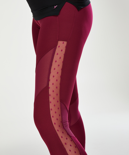 HKMX high-waist sports leggings level 2, Purple