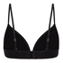 Smooth Triangle Bralette, Black