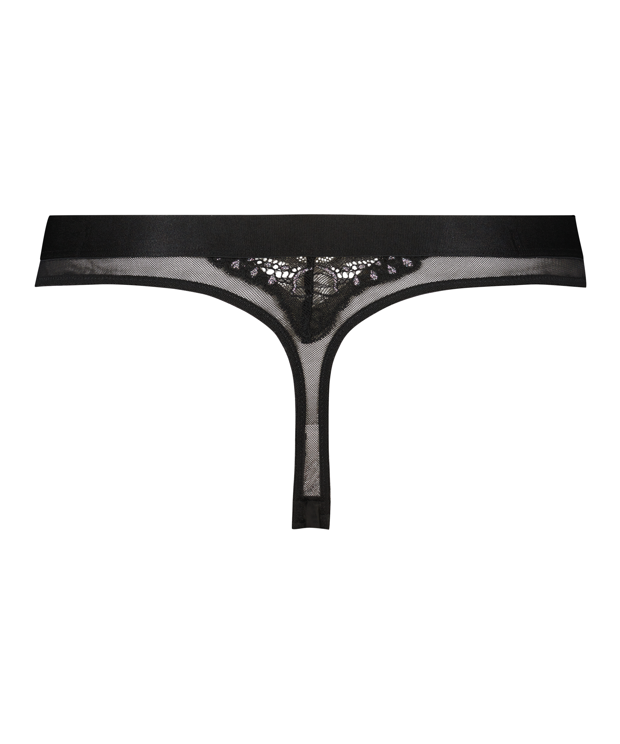 Donna Sparkle Thong, Black, main