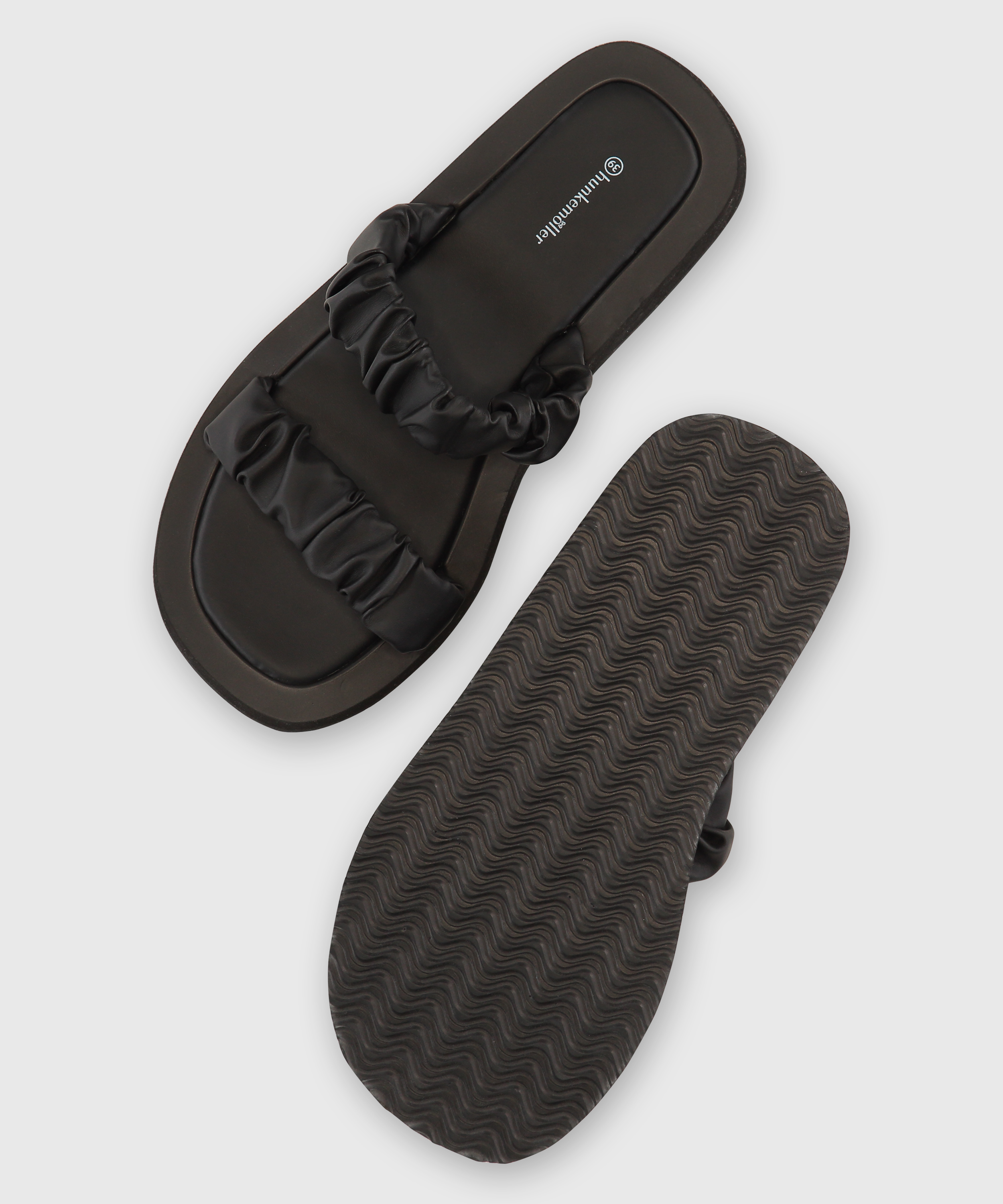 Sandals, Black, main