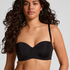 Smooth Padded Underwired Strapless Push-Up Bra, Black